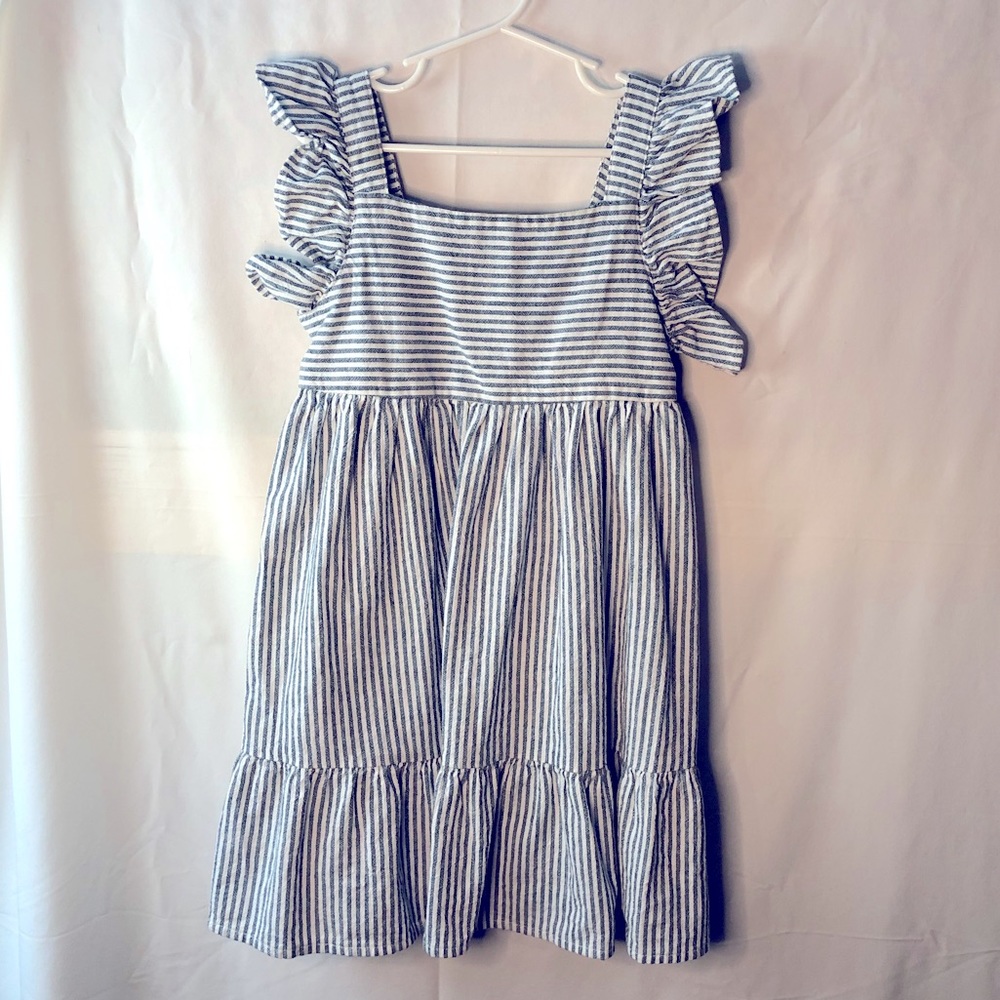 Girls striped nap dress